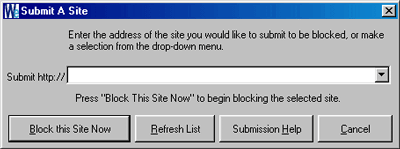 Submit A Site To Block